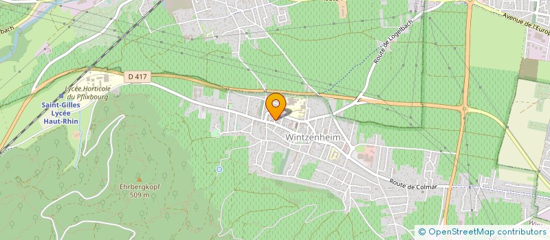 localisation de l'entreprise JP SIGRIST SARL  WINTZENHEIM