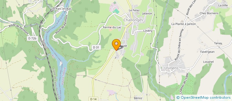 localisation de l'entreprise JP SUR SERVET  BASSY