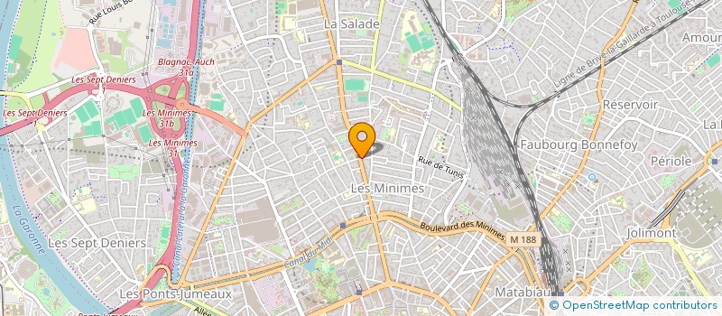 localisation de l'entreprise JP SUSHI à TOULOUSE