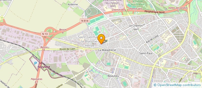 localisation de l'entreprise JP TRUST à CAEN