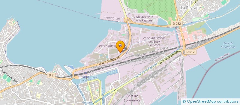 localisation de l'entreprise JP VARREL à SETE