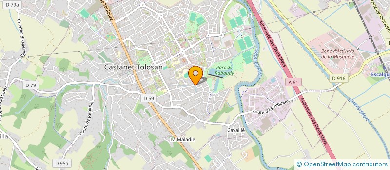 localisation de l'entreprise JP VENTILATION à CASTANET-TOLOSAN