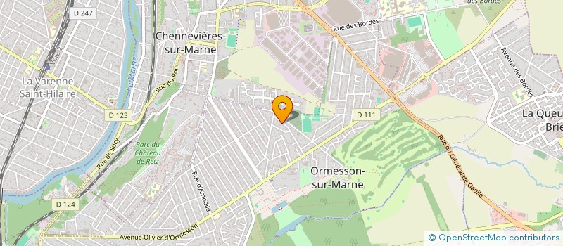 localisation de l'entreprise JP VIANDES à ORMESSON-SUR-MARNE