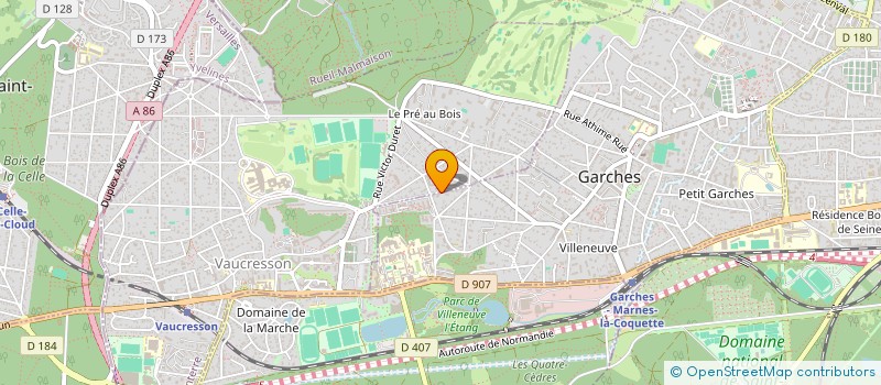 localisation de l'entreprise JP VIDEO CLUB à GARCHES