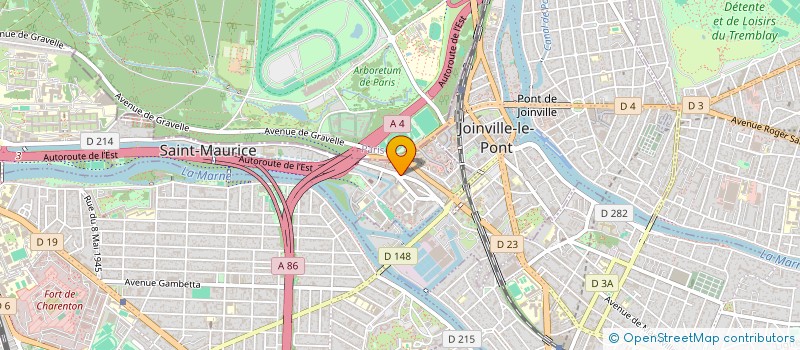 localisation de l'entreprise JP VIEILLARD PARTICIPATIONS à SAINT-MAURICE
