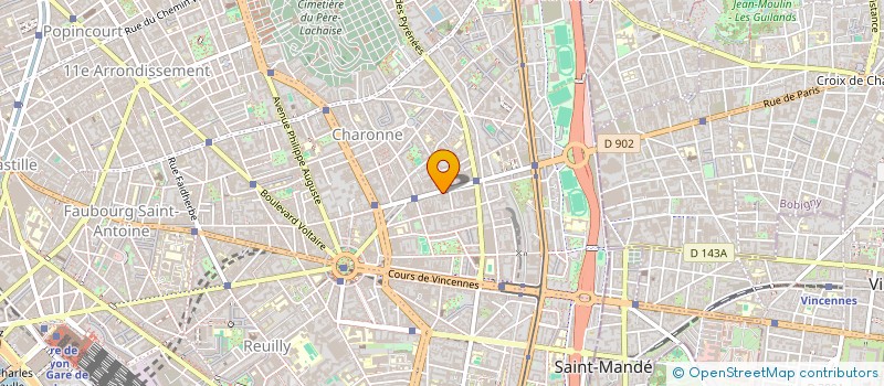 localisation de l'entreprise JP VITRAC DESIGN  PARIS