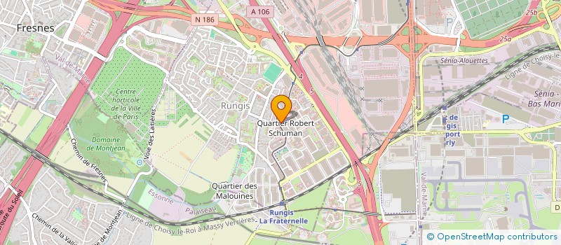 localisation de l'entreprise JP2B à RUNGIS