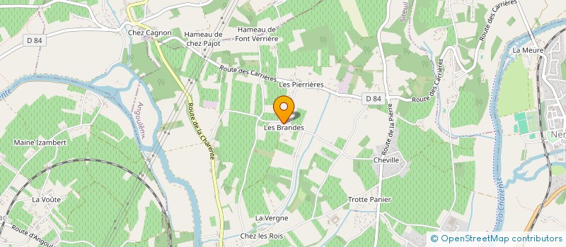 localisation de l'entreprise JP2L  SIREUIL