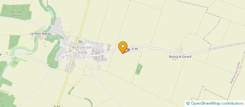 localisation de l'entreprise JP2M à AUTRUY-SUR-JUINE