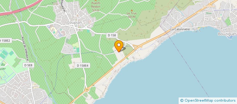 localisation de l'entreprise JP2M à LOUPIAN