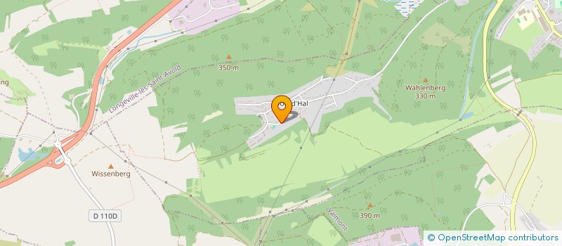 localisation de l'entreprise JP2M  SAINT-AVOLD