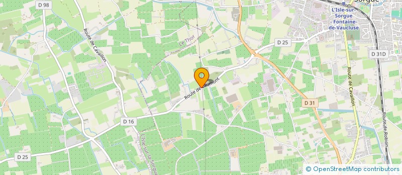 localisation de l'entreprise JP3J  L'ISLE-SUR-LA-SORGUE