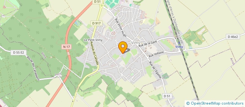 localisation de l'entreprise JP4B  VIMY