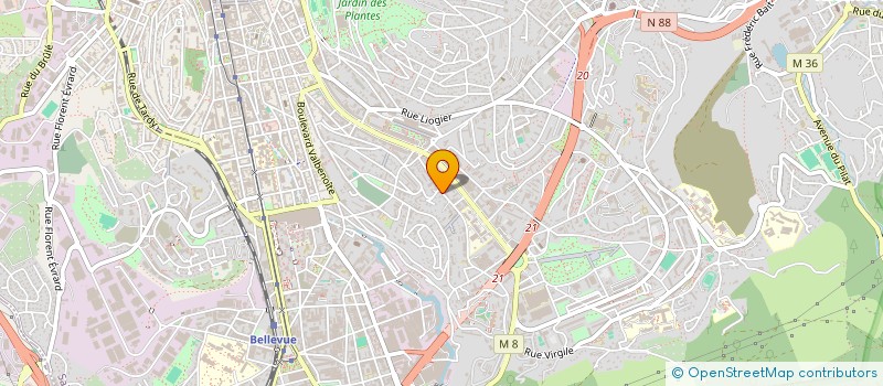 localisation de l'entreprise JPA  SAINT-ETIENNE