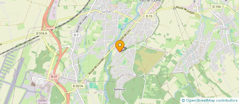 localisation de l'entreprise JPA 65  JUILLAN