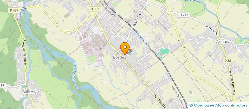 localisation de l'entreprise JPA  BORDES