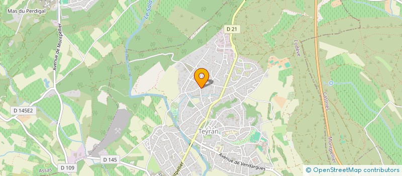 localisation de l'entreprise JPA  TEYRAN