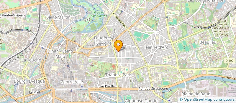localisation de l'entreprise JPA B  RENNES