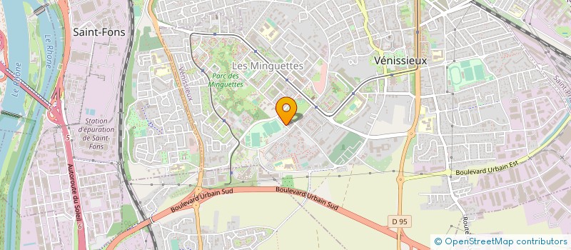 localisation de l'entreprise JPA CONSULTANTS à VENISSIEUX