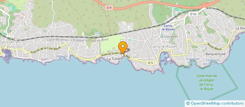 localisation de l'entreprise JPA ET PA ET AF  CARRY-LE-ROUET