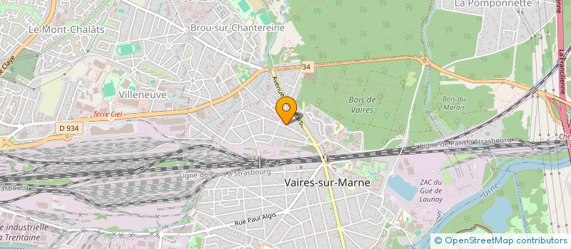 localisation de l'entreprise JPA ETOILE  VAIRES-SUR-MARNE