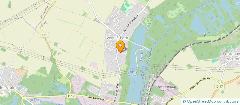 localisation de l'entreprise JPA GUIGNOL  VERT-LE-PETIT