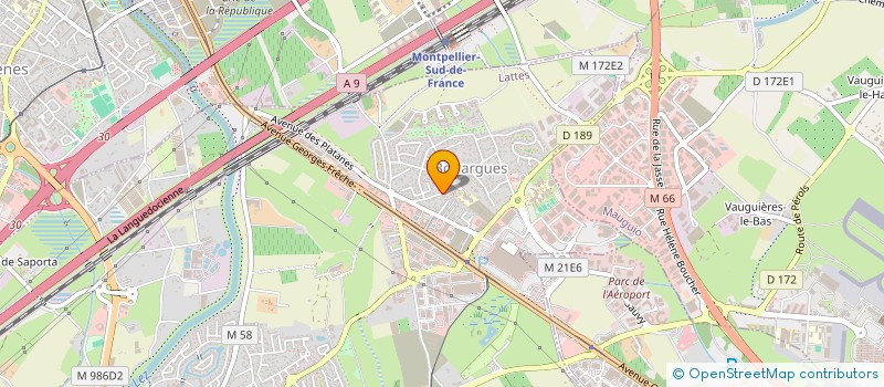 localisation de l'entreprise JPA HAMMOND à LATTES