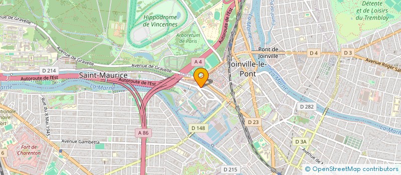localisation de l'entreprise JPA IMMO à SAINT-MAURICE