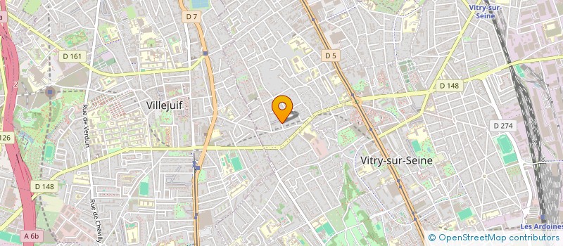 localisation de l'entreprise JPA INVEST à VITRY-SUR-SEINE