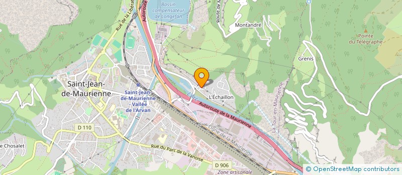 localisation de l'entreprise JPA INVEST  LA TOUR-EN-MAURIENNE