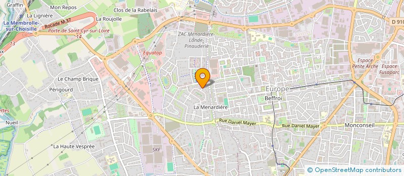 localisation de l'entreprise JPA MENUISERIE  SAINT-CYR-SUR-LOIRE