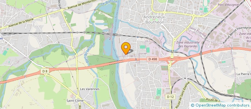 localisation de l'entreprise JPA RAY SCI  ANDREZIEUX-BOUTHEON