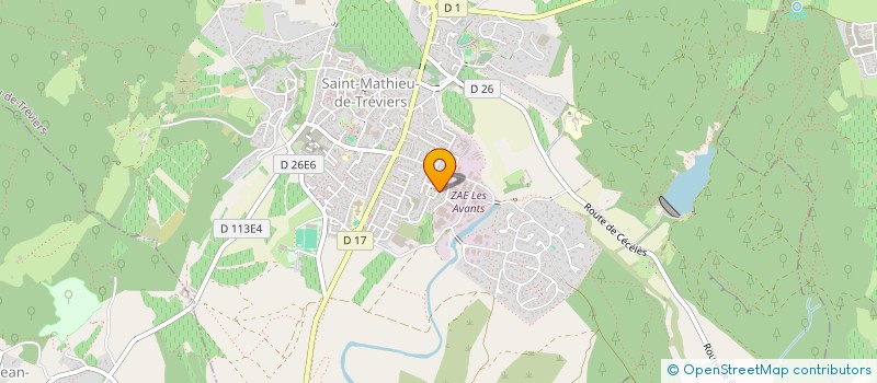 localisation de l'entreprise JPA SAVOIR FAIRE à SAINT-MATHIEU-DE-TREVIERS