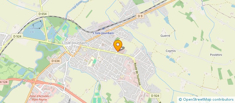 localisation de l'entreprise JPA SERVICE  L'ISLE-JOURDAIN