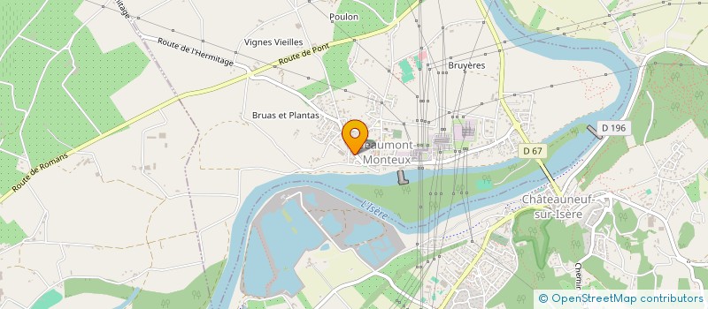 localisation de l'entreprise JPA SERVICE à BEAUMONT-MONTEUX