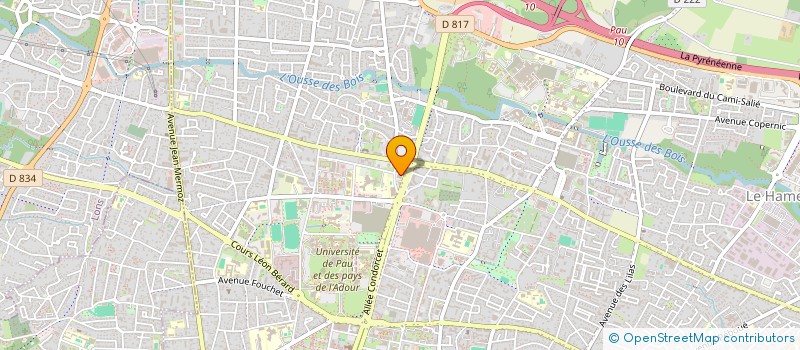 localisation de l'entreprise JPAB IMMOBILIER à PAU