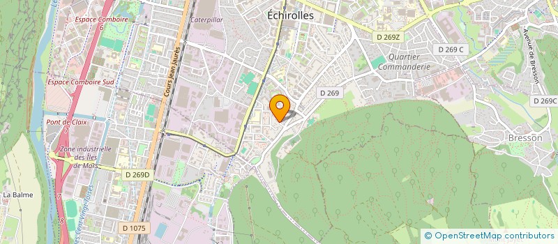 localisation de l'entreprise JPAC à ECHIROLLES