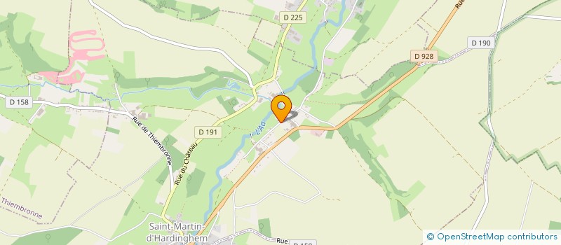 localisation de l'entreprise JPAC  SAINT-MARTIN-D'HARDINGHEM