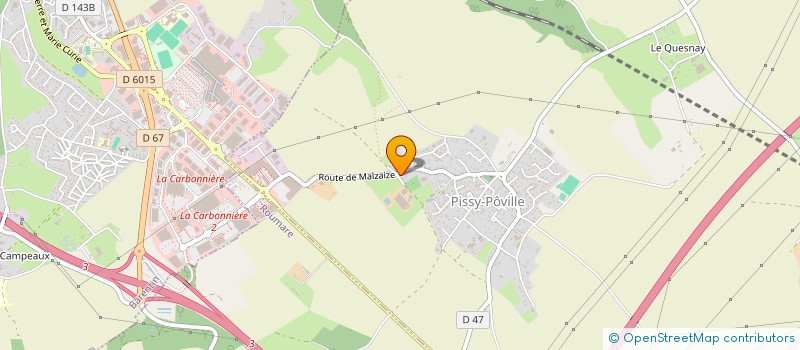 localisation de l'entreprise JPACS  PISSY-POVILLE