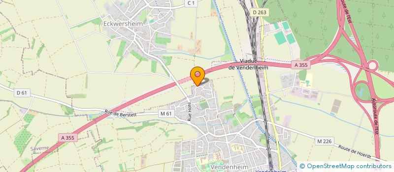 localisation de l'entreprise JPAD  VENDENHEIM