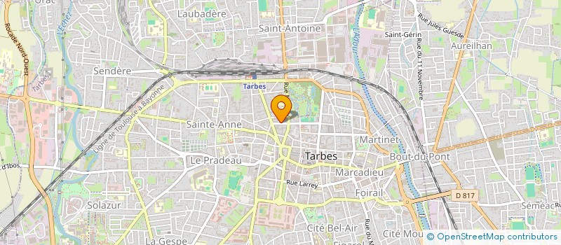 localisation de l'entreprise JPAF IMMO  TARBES