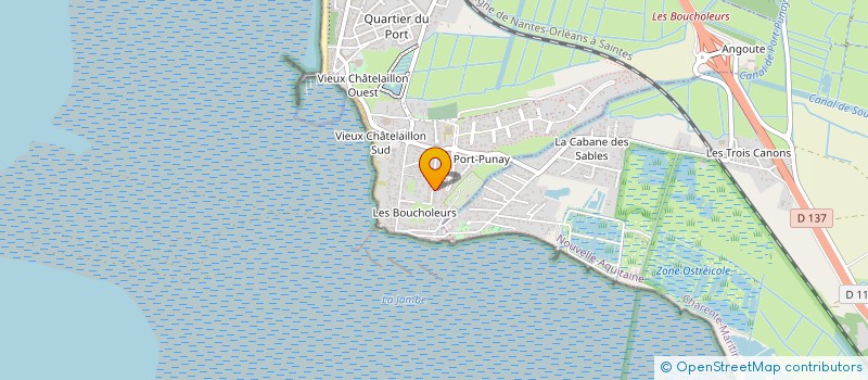 localisation de l'entreprise JPAG à CHATELAILLON-PLAGE