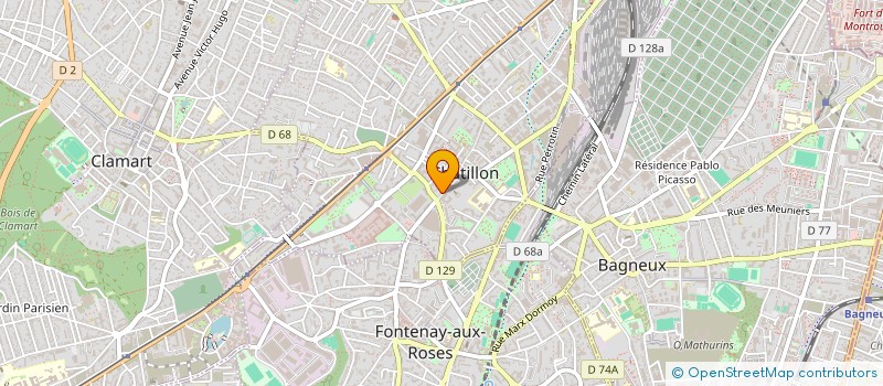 localisation de l'entreprise JPAG à CHATILLON