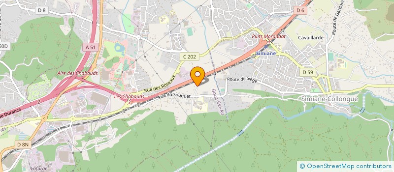 localisation de l'entreprise JPAG à BOUC-BEL-AIR