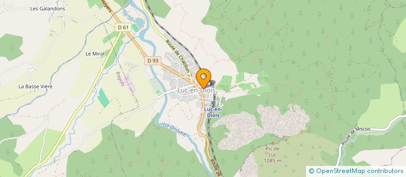 localisation de l'entreprise JPAG26  LUC-EN-DIOIS