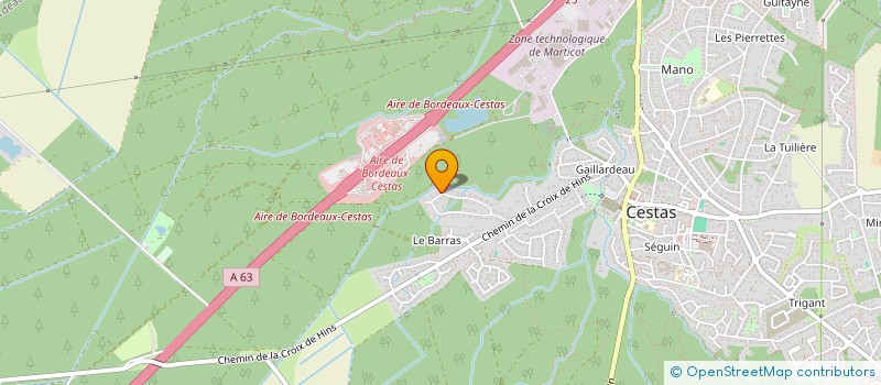 localisation de l'entreprise JPAKS  CESTAS