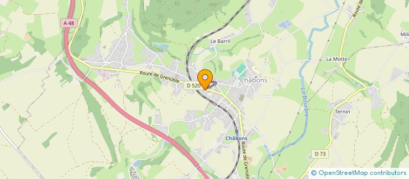 localisation de l'entreprise JPAM  CHABONS