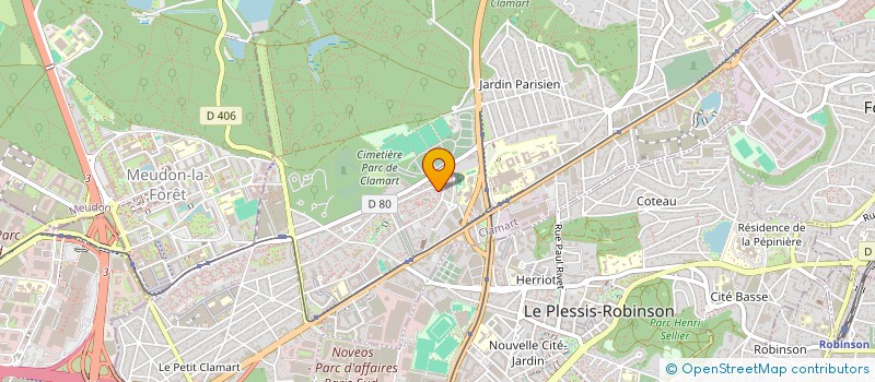 localisation de l'entreprise JPB à CLAMART