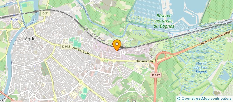 localisation de l'entreprise JPB  AGDE