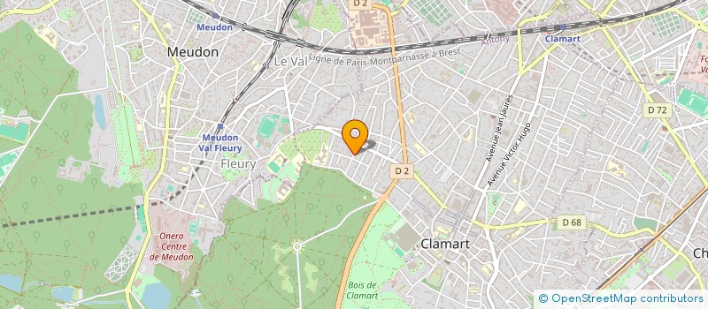 localisation de l'entreprise JPB à CLAMART